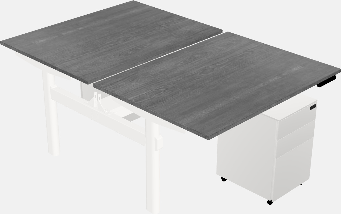 Shared electric desk