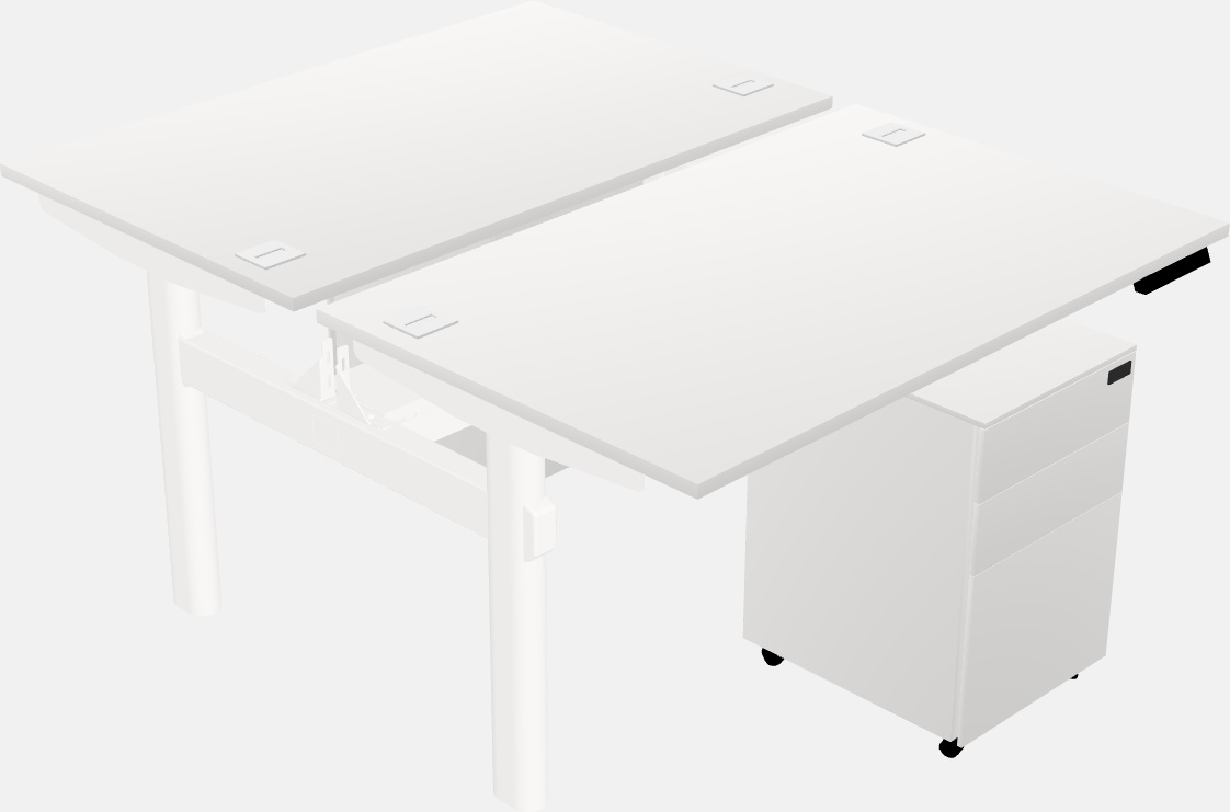 Shared electric desk