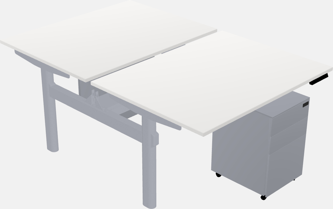 Shared electric desk