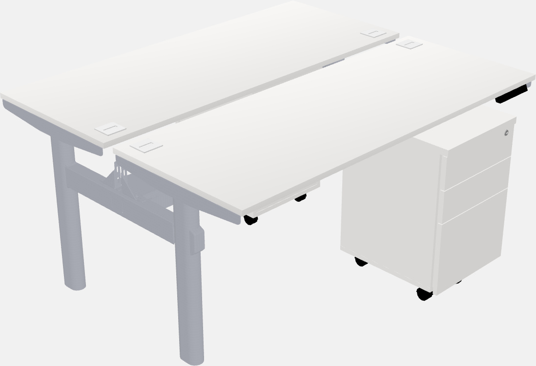 Shared electric desk