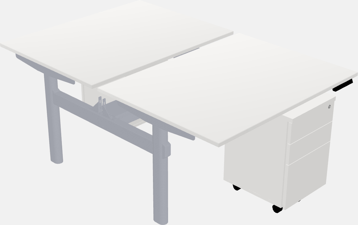 Shared electric desk