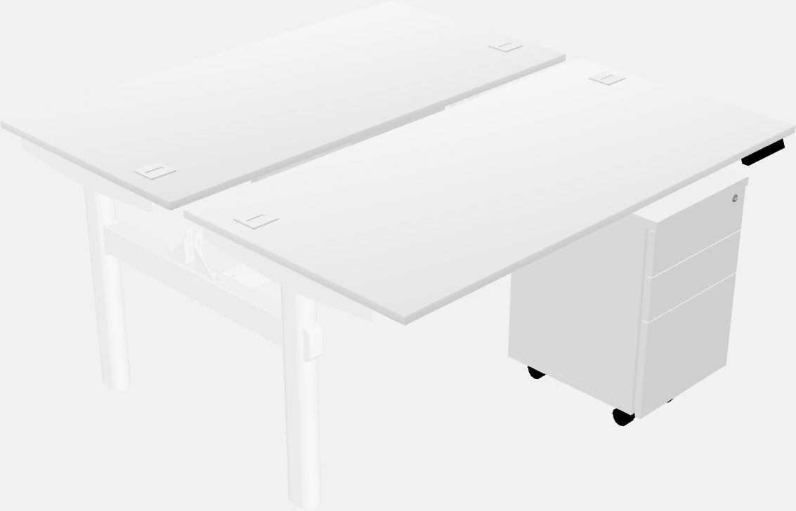 Shared electric desk