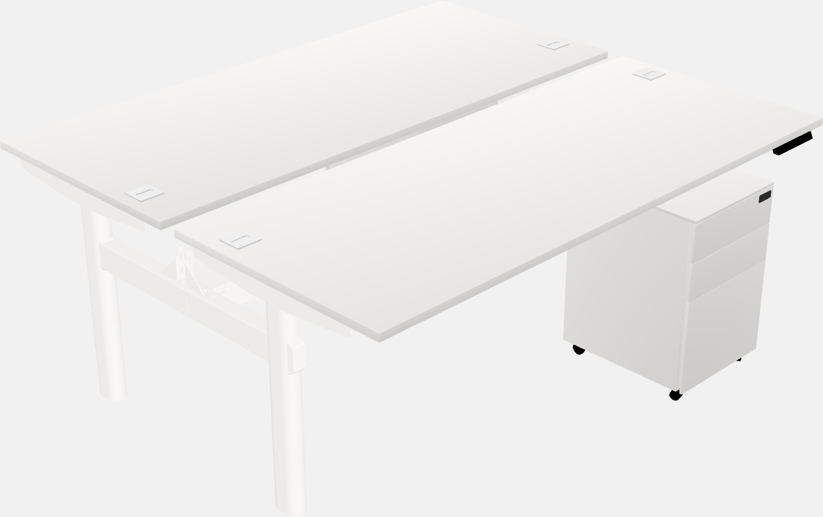 Shared electric desk