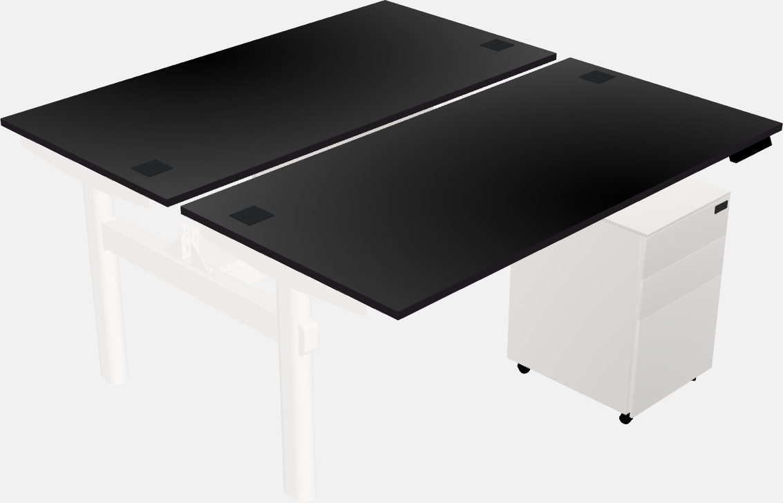 Shared electric desk