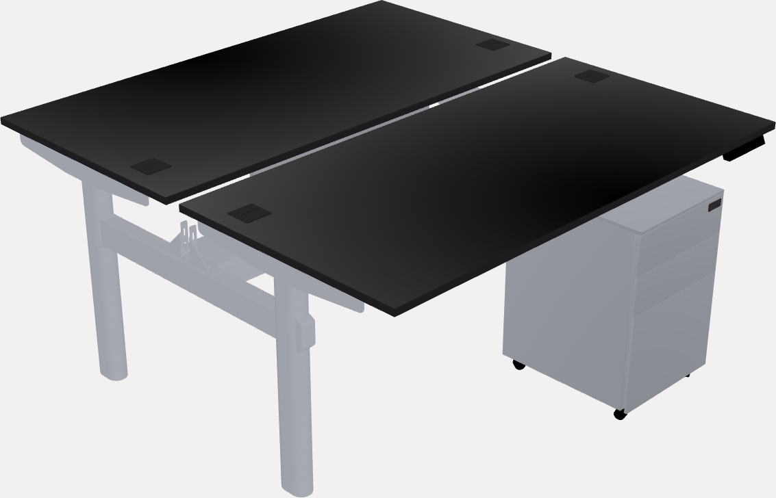 Shared electric desk