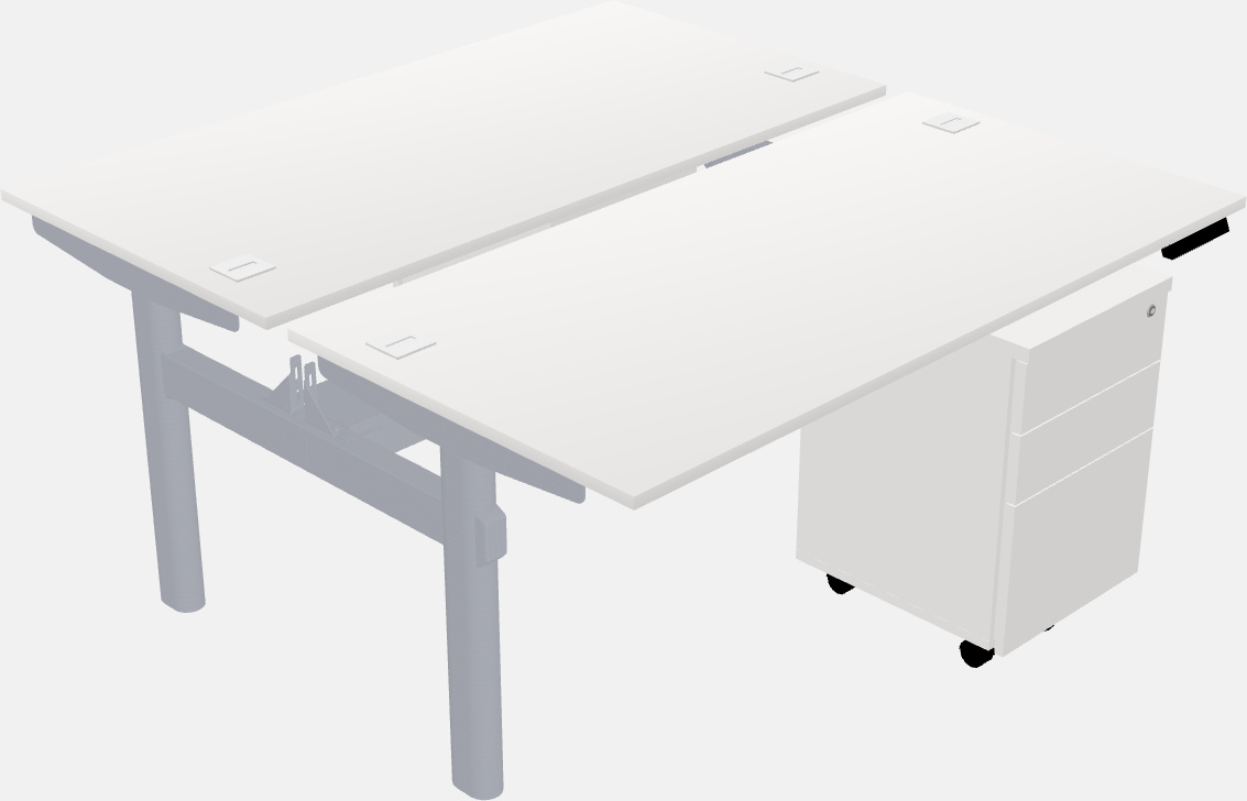 Shared electric desk