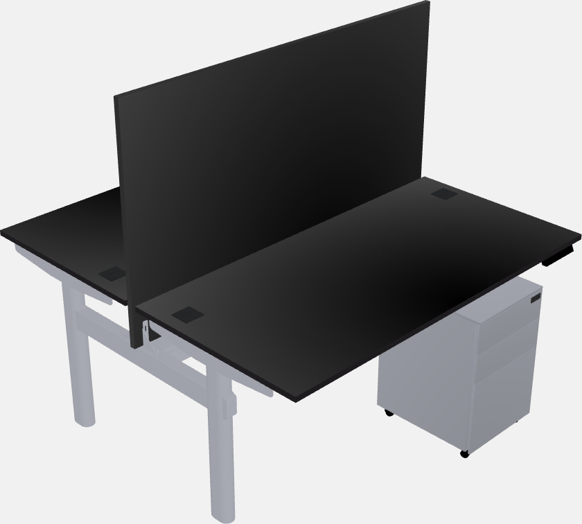 Shared electric desk