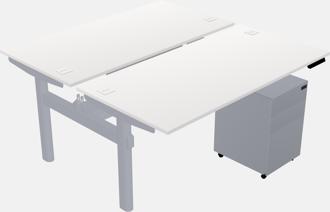 Shared electric desk