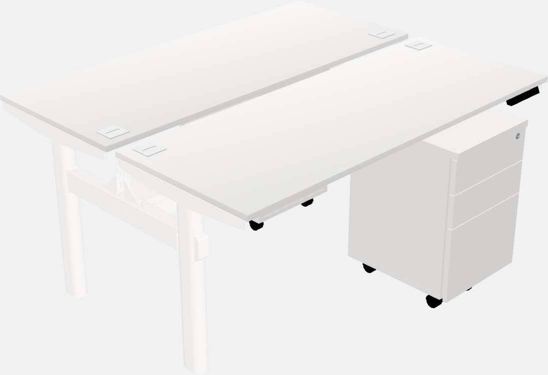 Shared electric desk