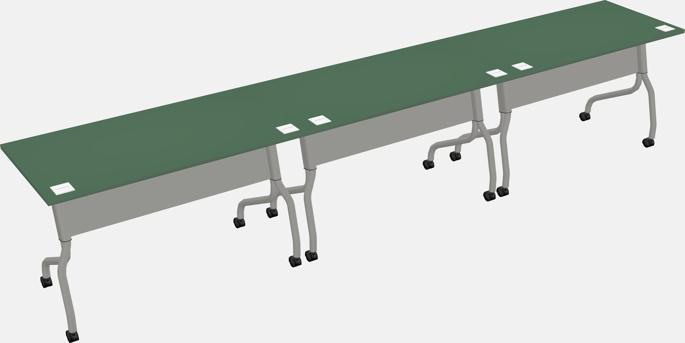 Row of training tables