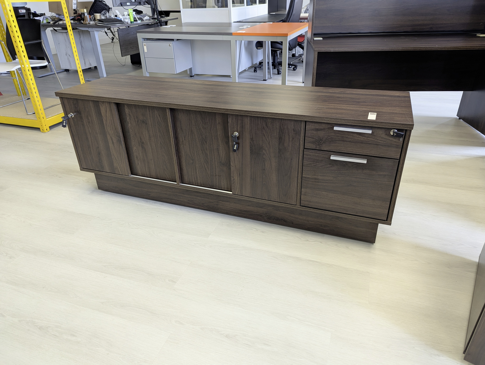 6ft low credenza cabinet