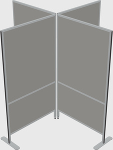 Freestanding walls quad