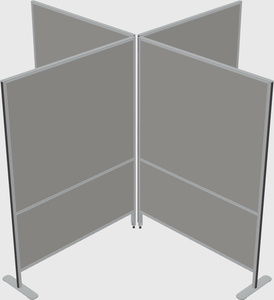 Freestanding walls quad
