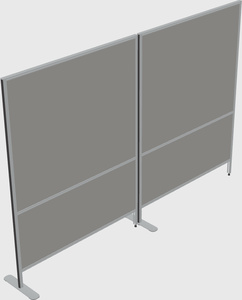 Freestanding straight line walls