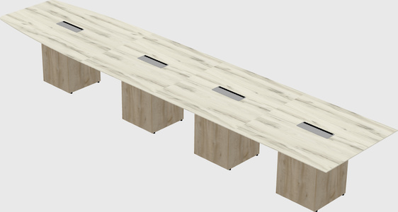 Off-wall meeting table