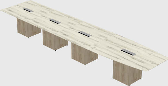 Off-wall meeting table