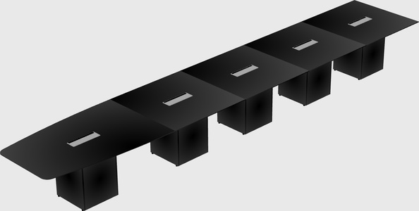 Off-wall meeting table