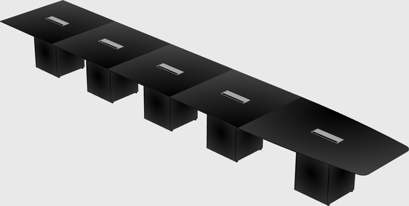 Off-wall meeting table