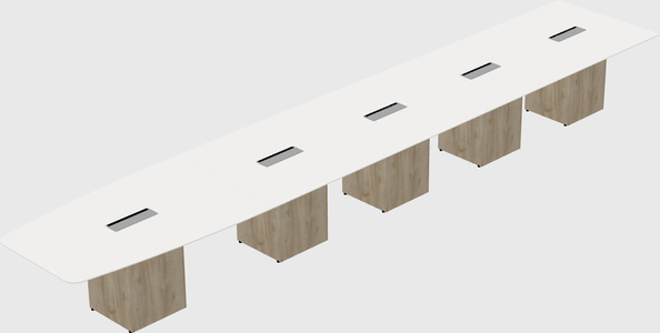 Off-wall meeting table