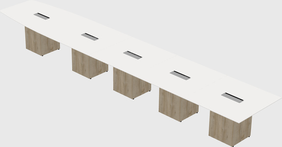 Off-wall meeting table