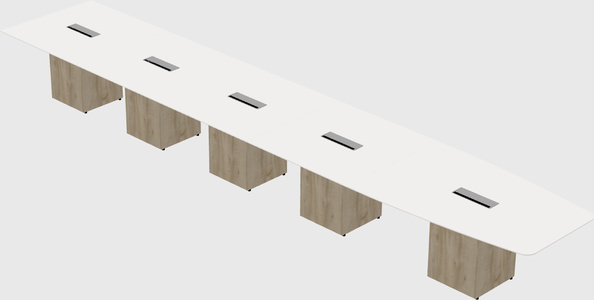 Off-wall meeting table
