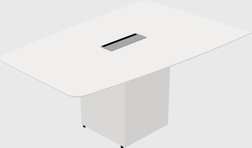 Off-wall meeting table