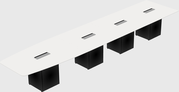 Off-wall meeting table