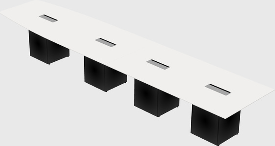 Off-wall meeting table