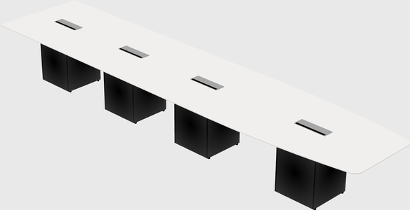 Off-wall meeting table