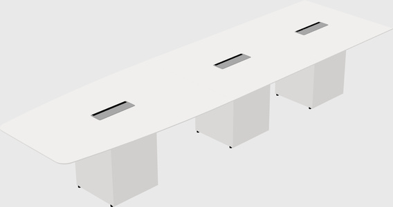 Off-wall meeting table
