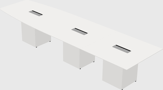 Off-wall meeting table