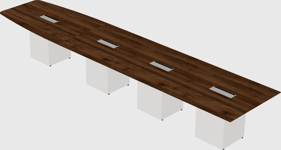 Off-wall meeting table
