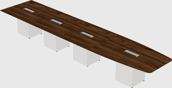 Off-wall meeting table