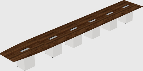 Off-wall meeting table