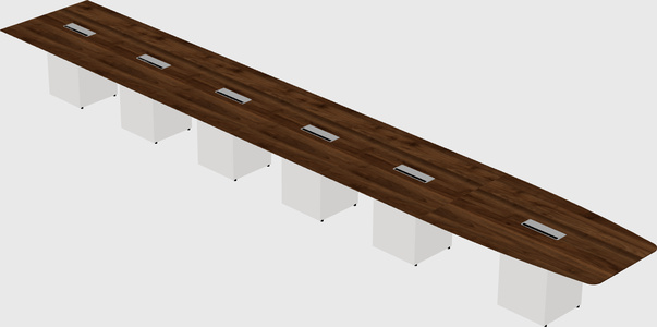 Off-wall meeting table