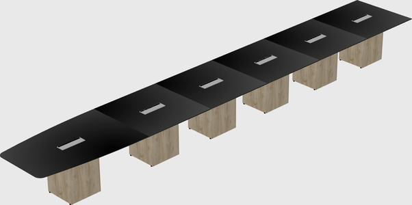 Off-wall meeting table