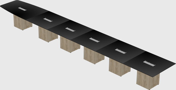 Off-wall meeting table