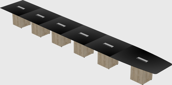 Off-wall meeting table