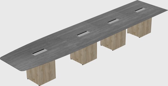 Off-wall meeting table
