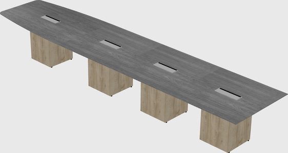 Off-wall meeting table