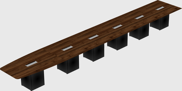 Off-wall meeting table