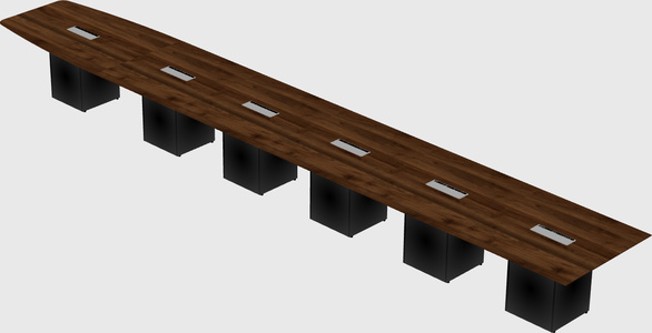 Off-wall meeting table