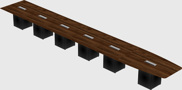 Off-wall meeting table