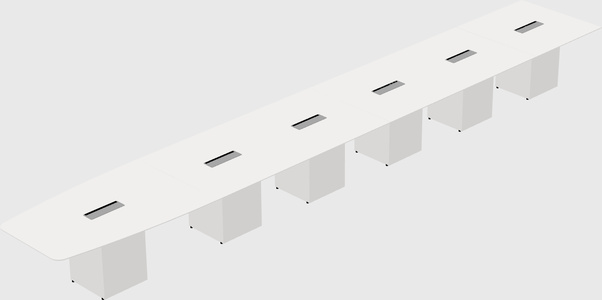 Off-wall meeting table