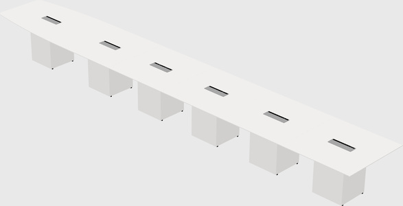 Off-wall meeting table