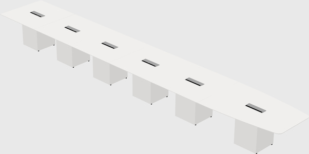 Off-wall meeting table