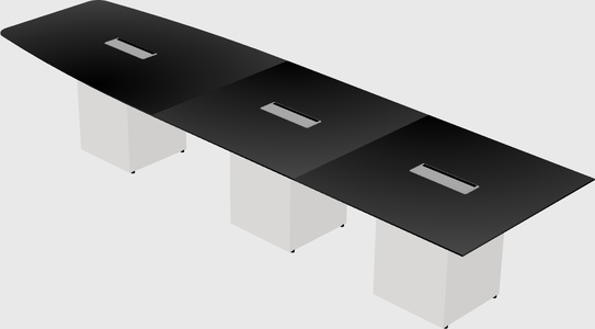 Off-wall meeting table