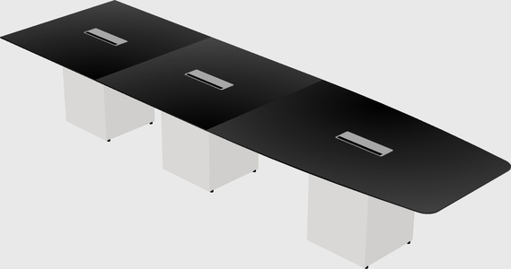 Off-wall meeting table