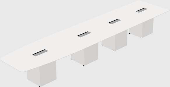 Off-wall meeting table