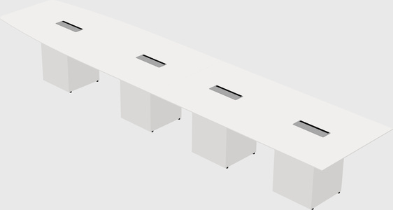 Off-wall meeting table